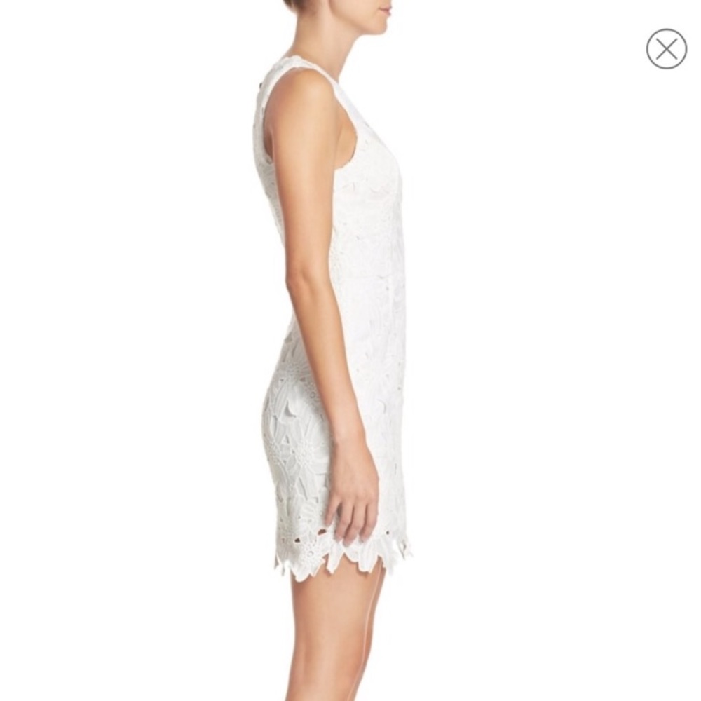 ASTR White Crochet Lace Dress (Nordstrom) - Picture 3 of 3